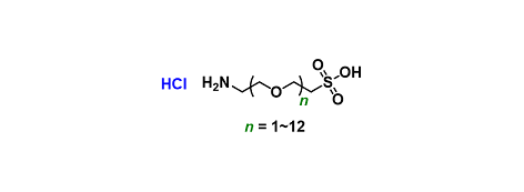 Amino-PEGn-C2-sulfonic acid（HCl salt）